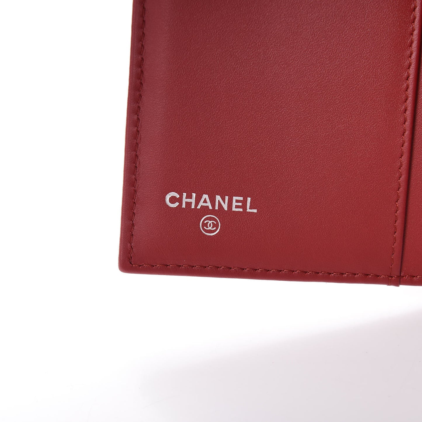 Caviar Quilted Large Flap Wallet Red
