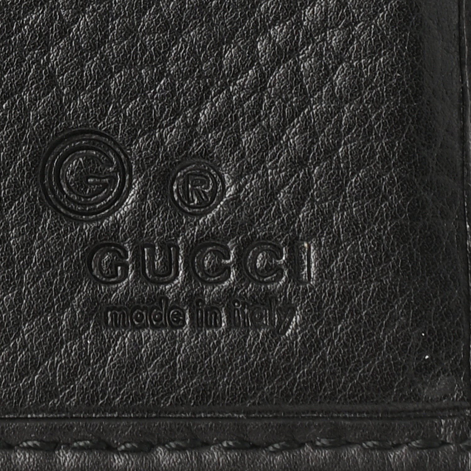 Gucci Monogram Continental Flap Wallet Black 6 of 8