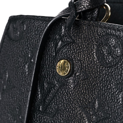 Louis Vuitton Empreinte Montaigne MM Black 12 of 13