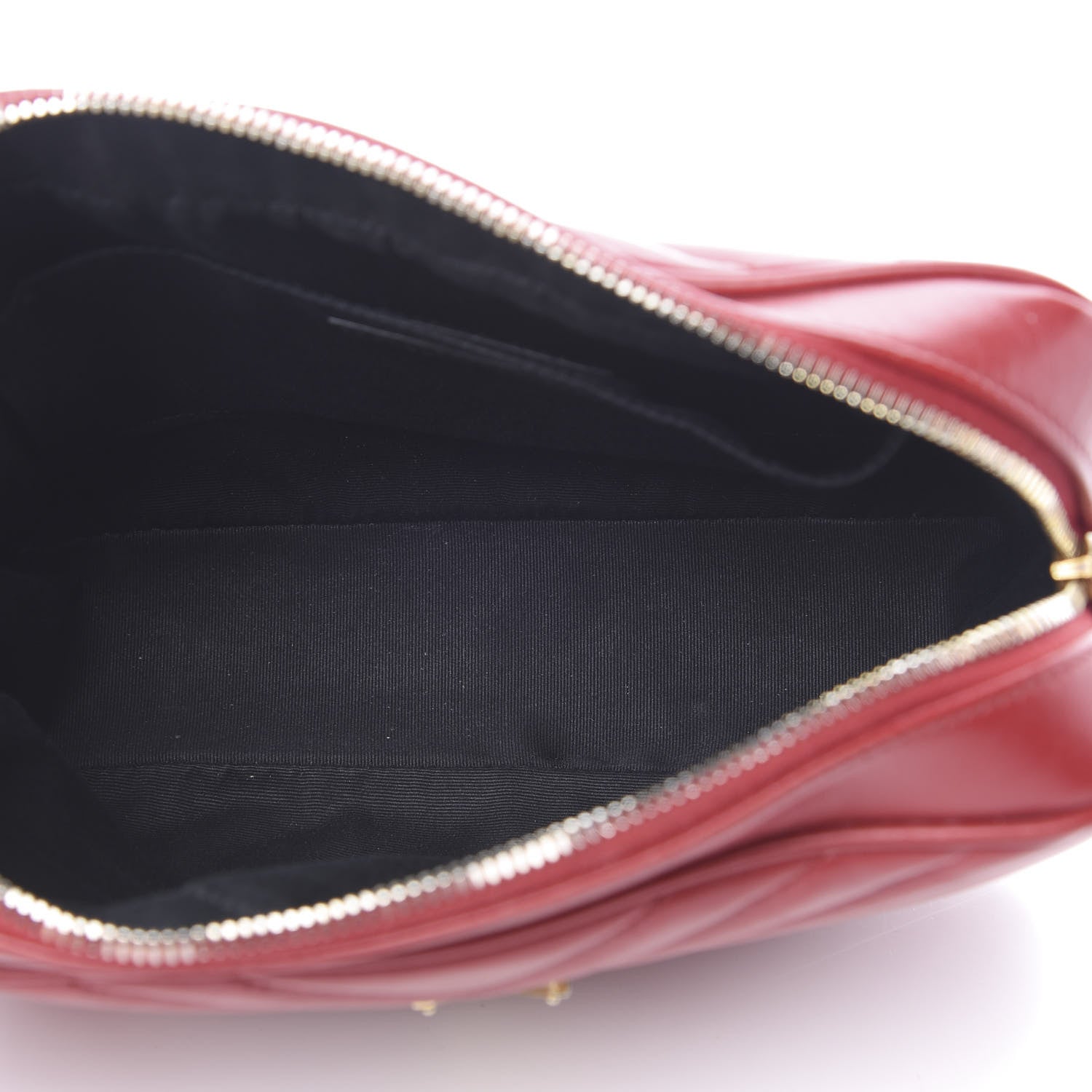 Saint Laurent Calfskin Matelasse Monogram Lou Camera Bag Red 5 of 13