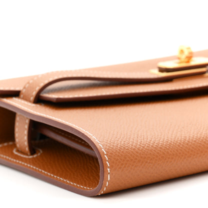 Hermes Epsom Kelly Wallet To Go Gold 9 of 11