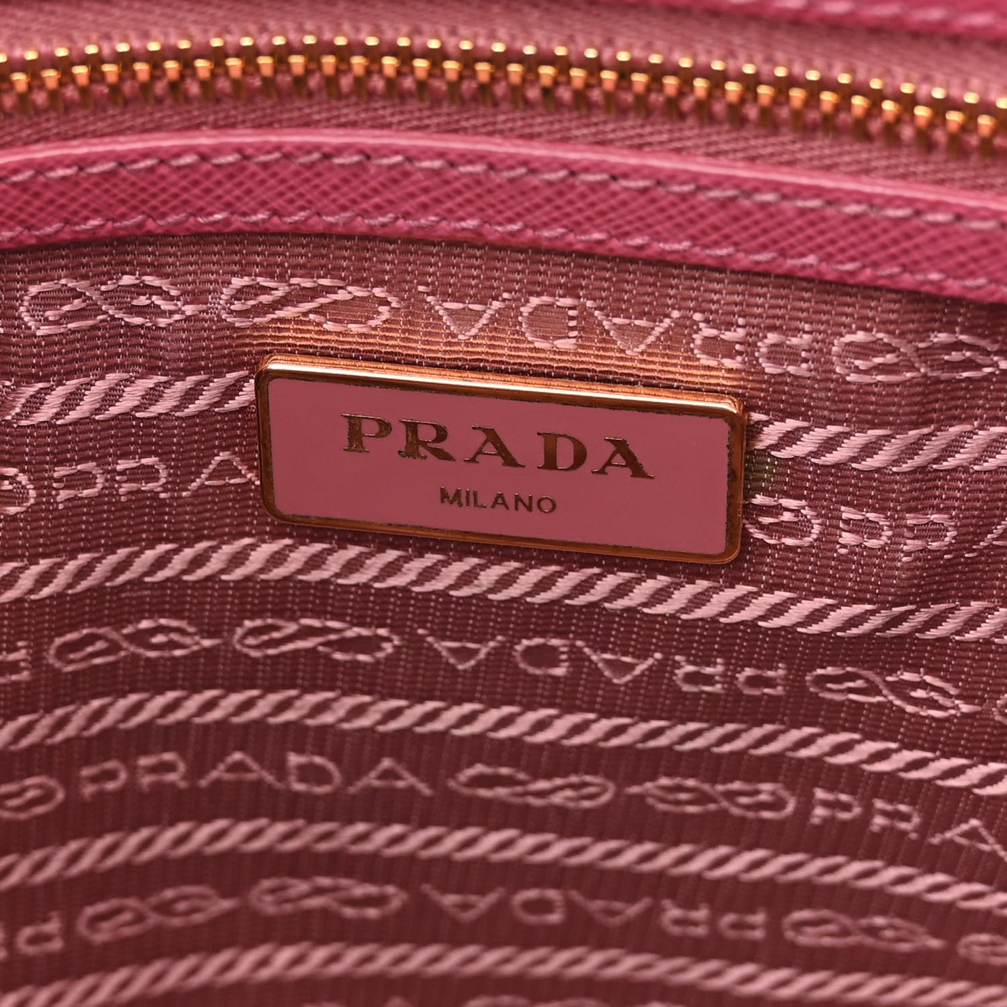 Saffiano Small Galleria Double Zip Tote Peonia