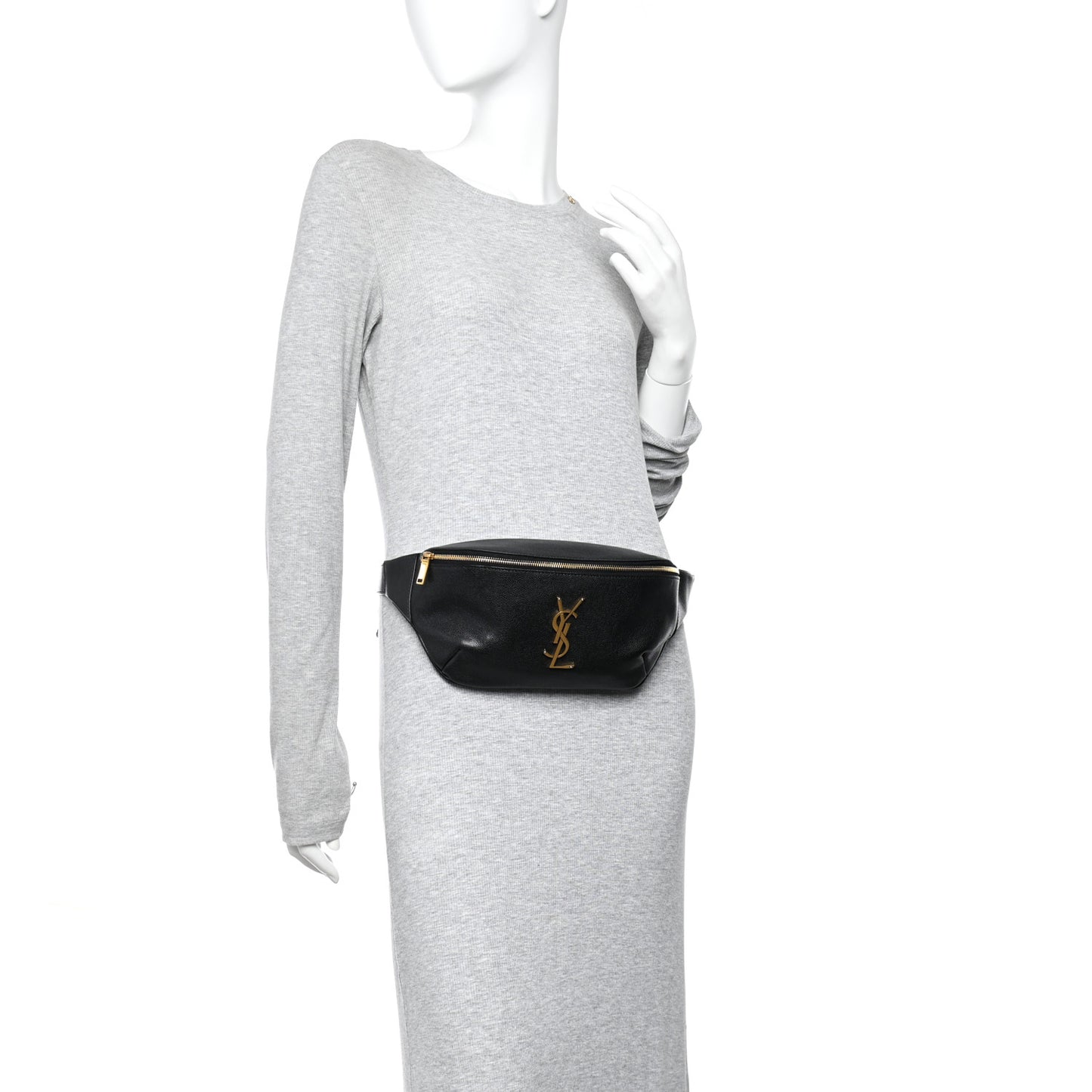 Grain De Poudre Monogram Belt Bag Black
