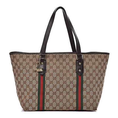 Gucci Monogram Large Jolicoeur Tote Brown 1 of 18