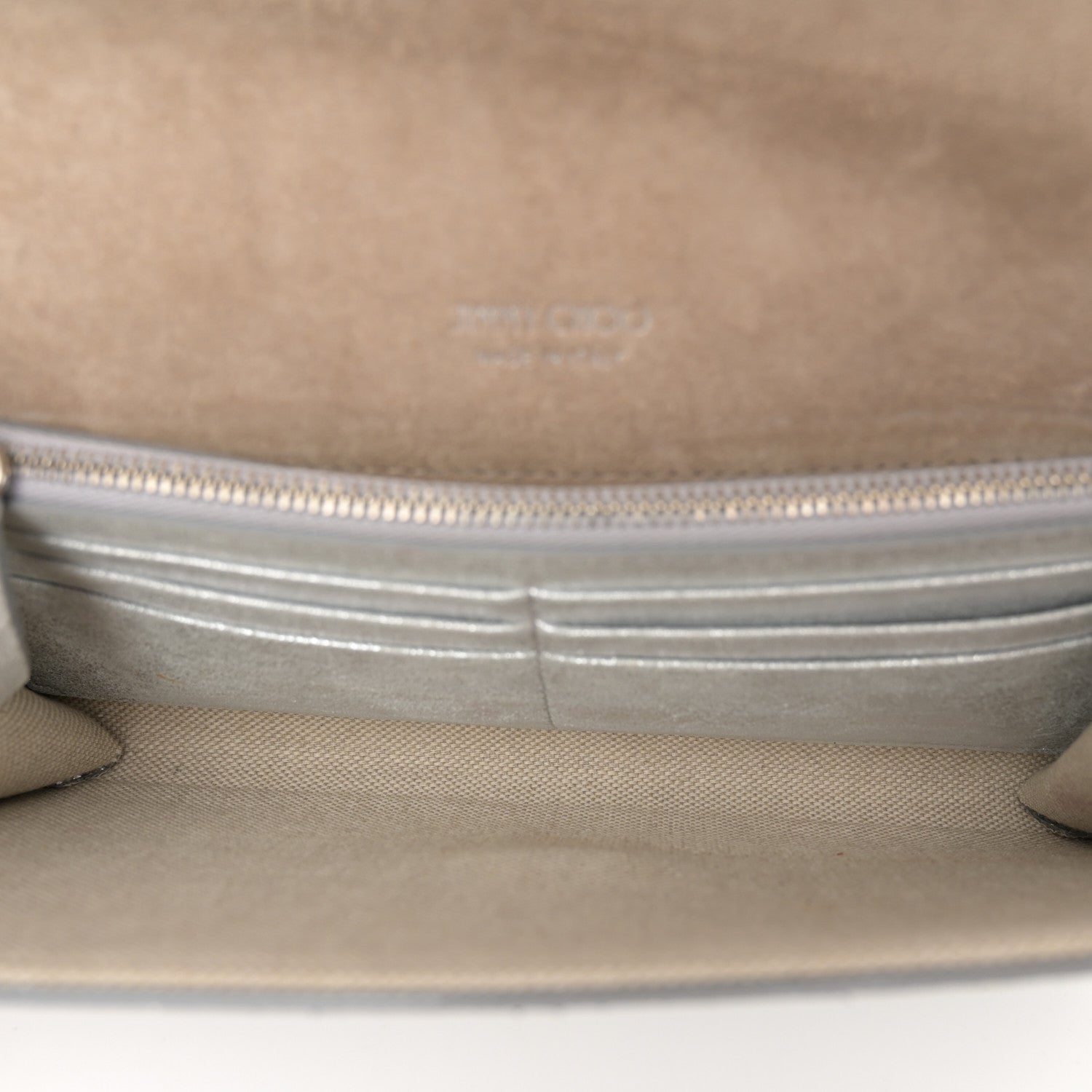 Jimmy Choo Glitter Emmie Clutch Silver 5 of 14