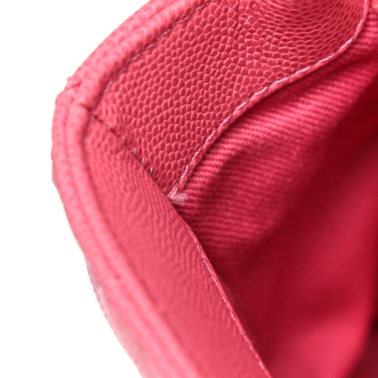Caviar Quilted Small Coco Handle Flap Pink