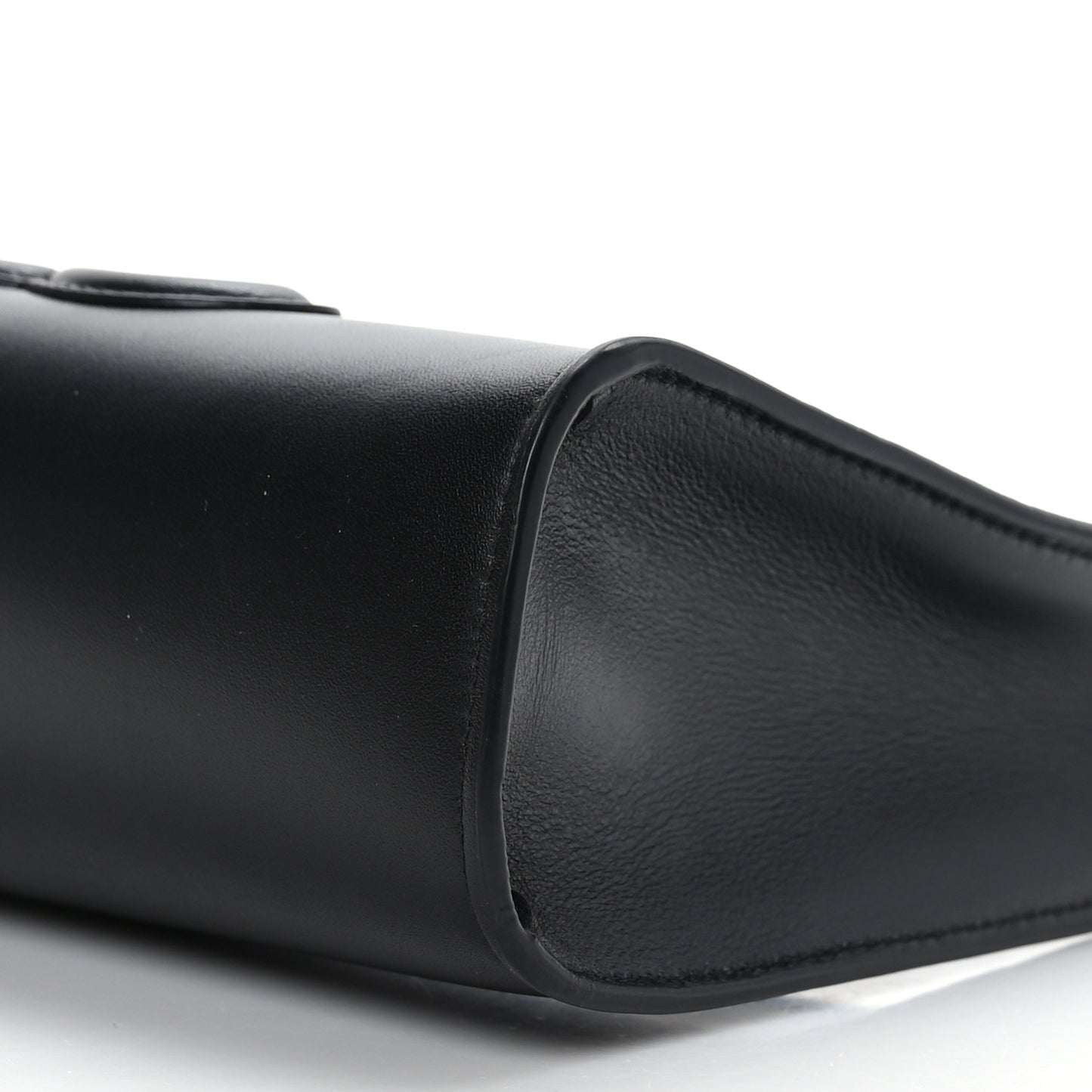 Smooth Calfskin Cuir Triomphe Shoulder Bag Black