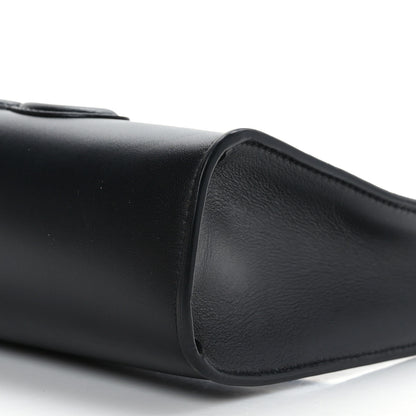 Celine Smooth Calfskin Cuir Triomphe Shoulder Bag Black 9 of 10
