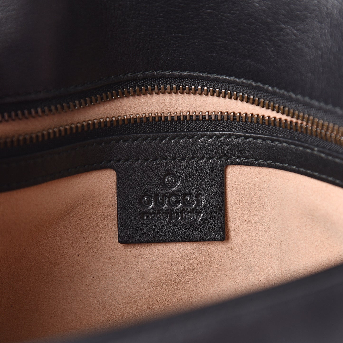 Calfskin Matelasse Small GG Marmont Shoulder Bag Black