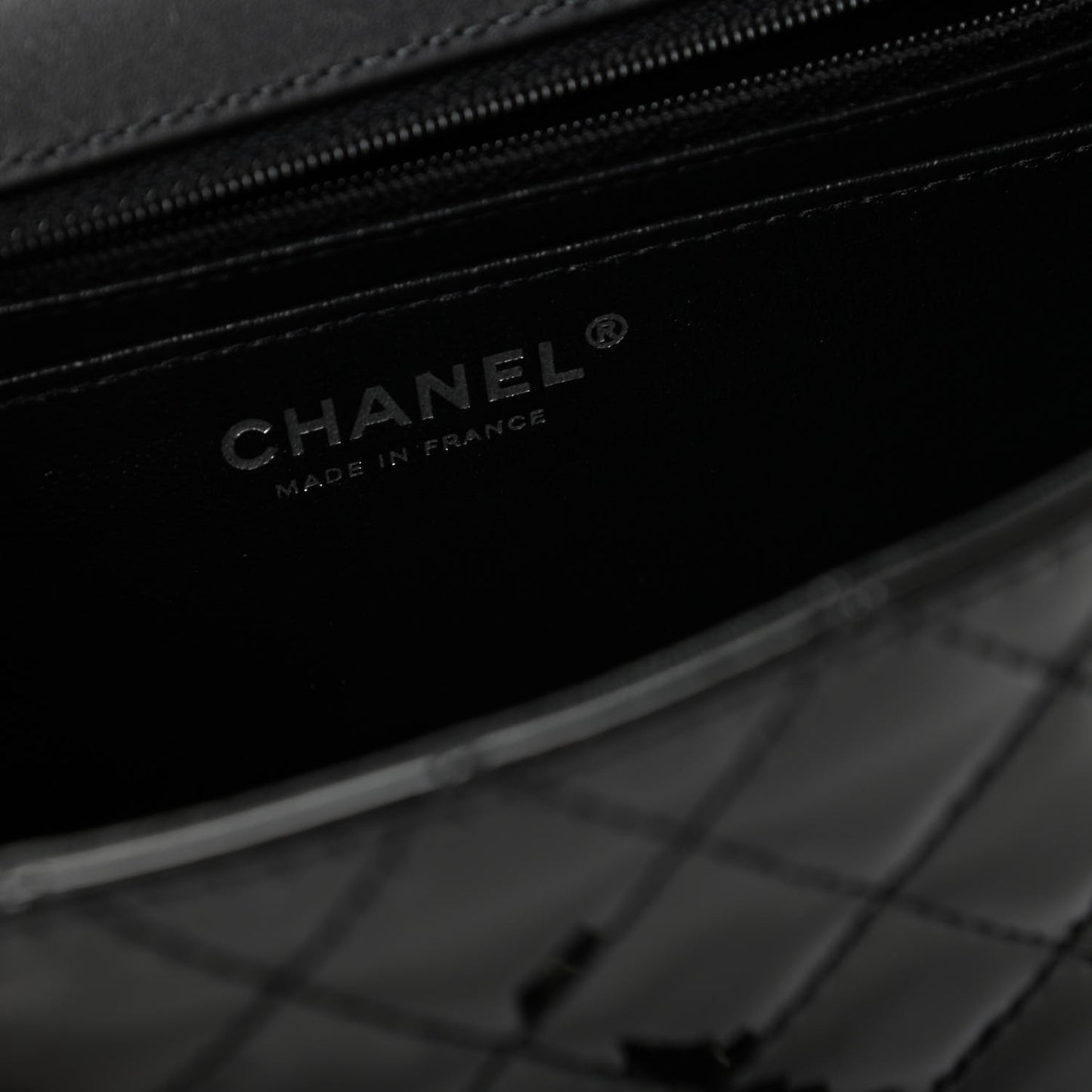 Patent Calfskin Quilted 2.55 Reissue Mini Flap So Black