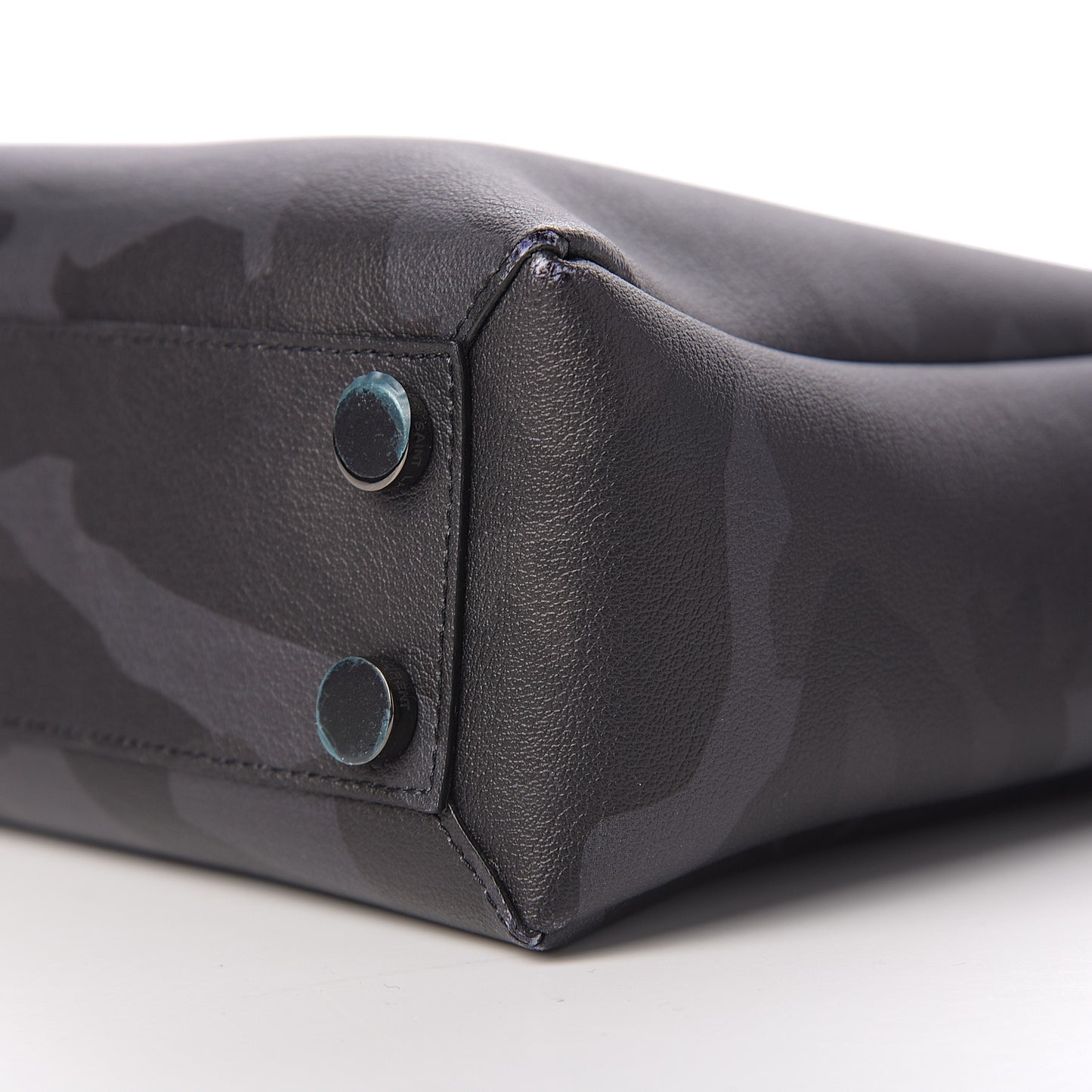 Calfskin Camouflage Bold Briefcase Black Grey