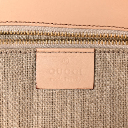 Gucci Canvas Floral Flora Bamboo Handle Bag 6 of 10