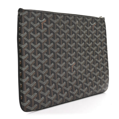 Goyard Goyardine Senat Pochette MM Black 3 of 8
