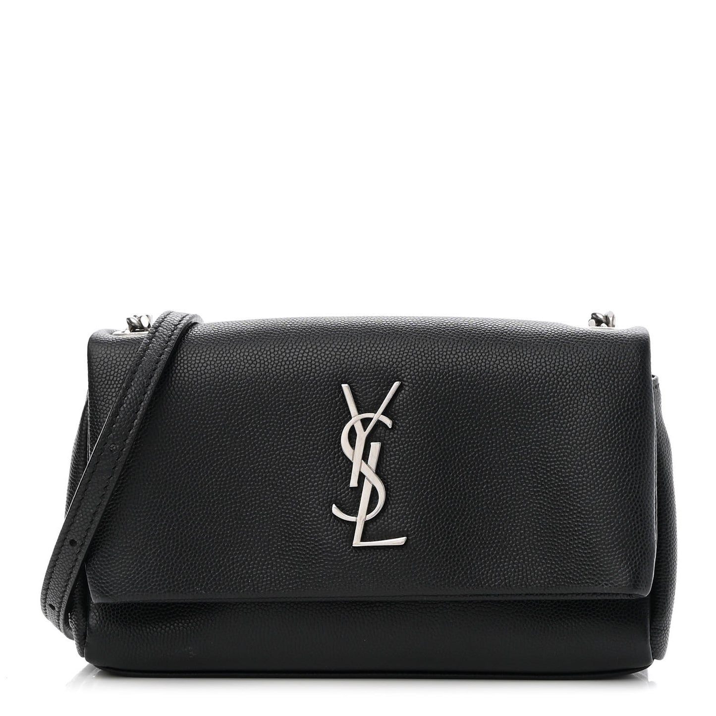 Grain De Poudre Monogram Toy West Hollywood Fold-Over Bag Black