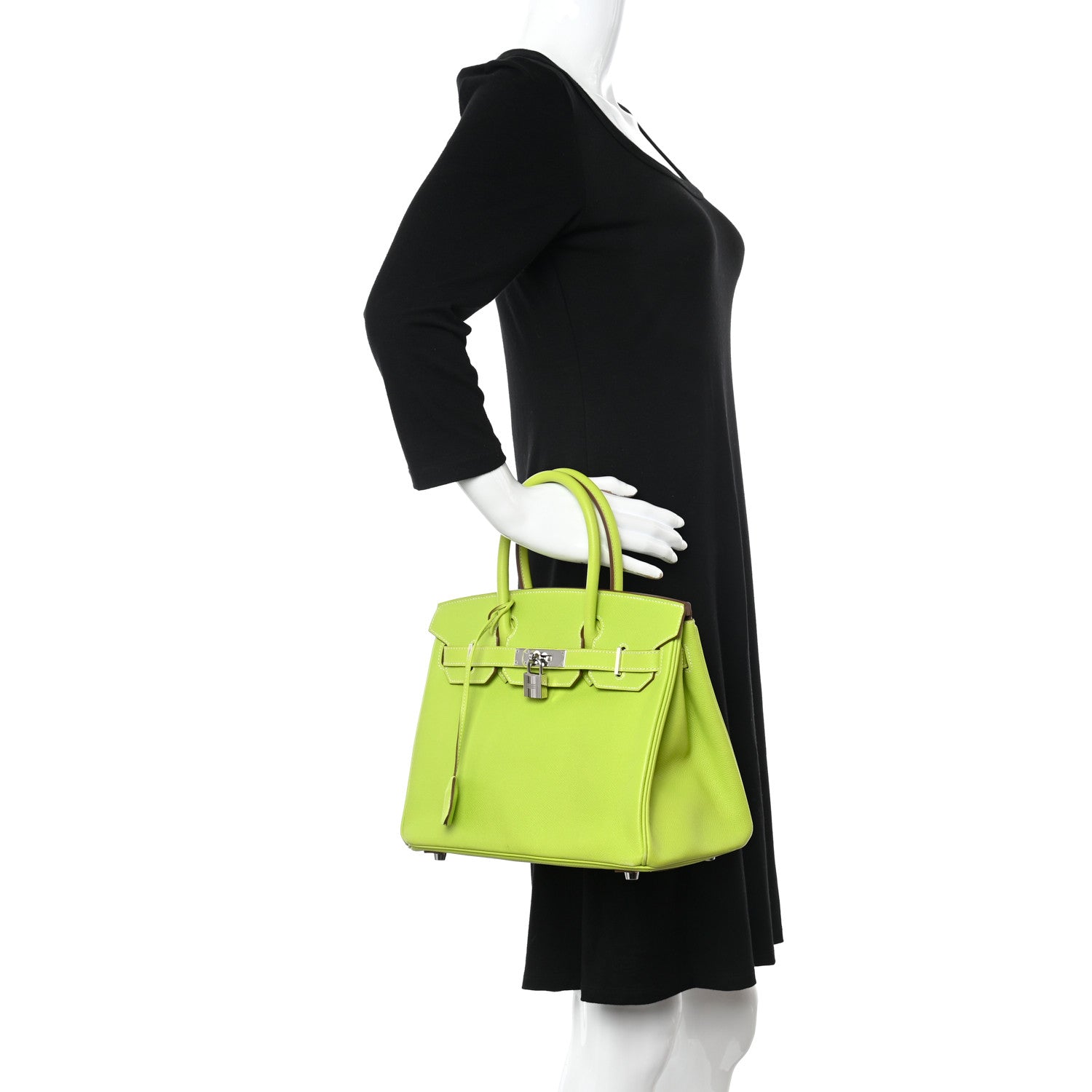 Hermes Epsom Candy Birkin 30 Kiwi Lichen 2 of 19