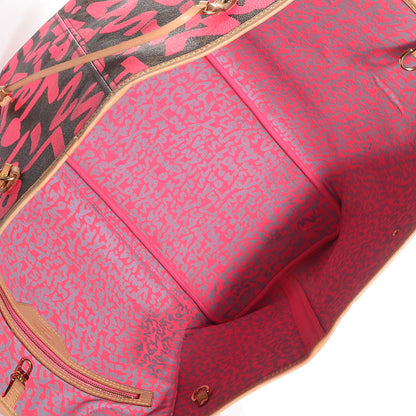 Louis Vuitton Monogram Graffiti Neverfull GM Fuchsia 7 of 7