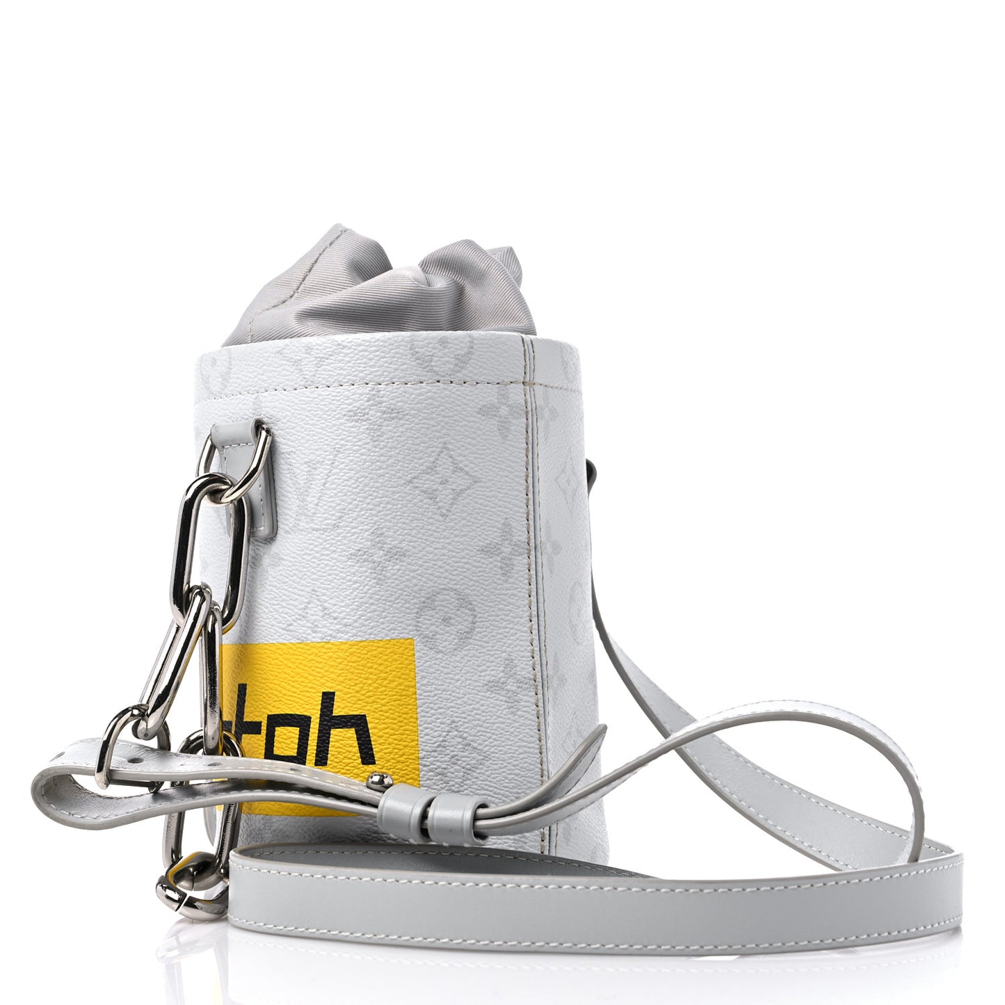 Monogram Chalk Nano Bag White