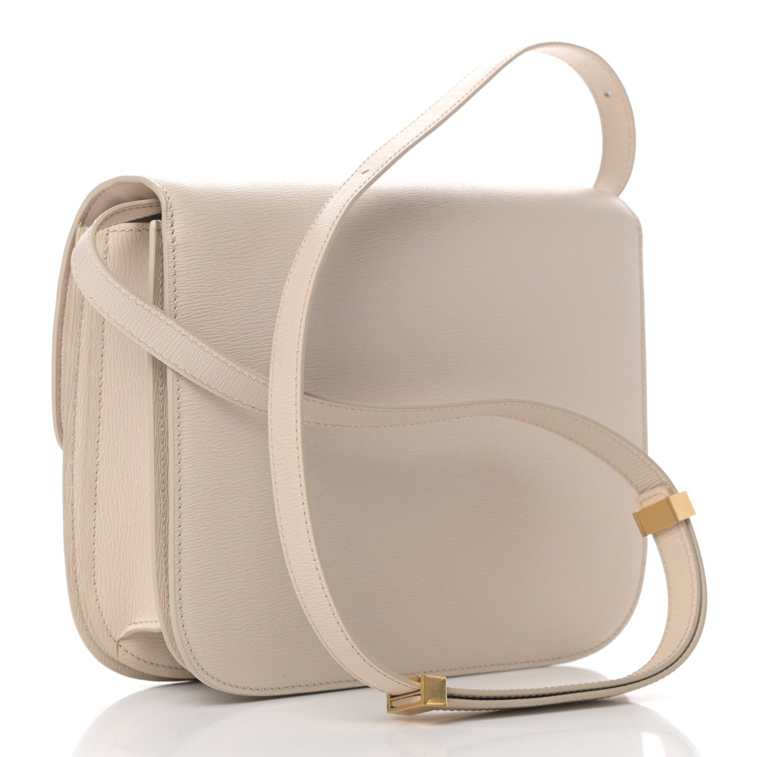 Celine Liege Calfskin Medium Classic Box Flap Bag Powder 2 of 5
