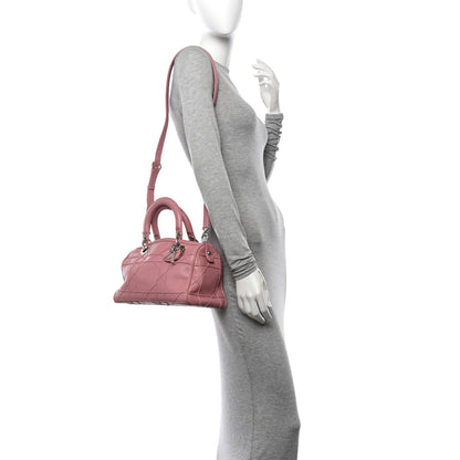 Christian Dior Lambskin Cannage Granville Polochon Light Pink 2 of 15