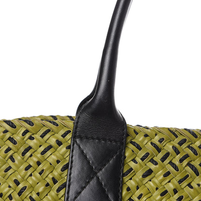 Bottega Veneta Nappa Intrecciato Large Cabat Green Black 10 of 17