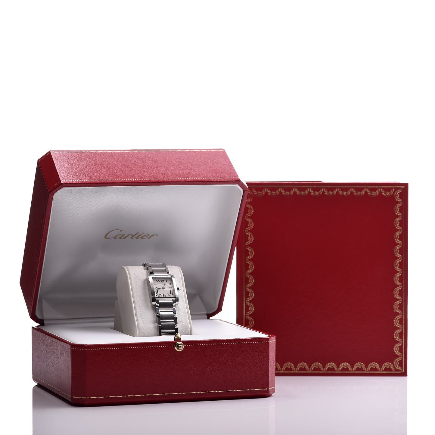 Stainless Steel 20mm Tank Francaise Quartz Watch