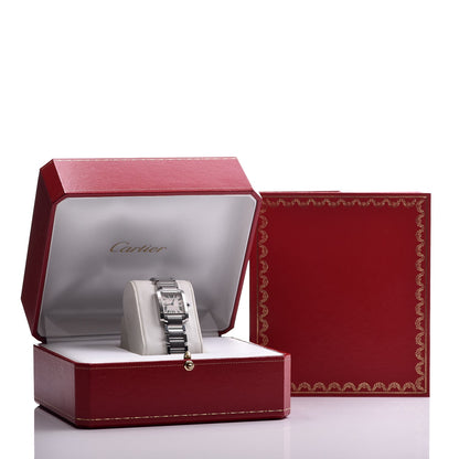 Cartier Stainless Steel 20mm Tank Francaise Quartz Watch 9 of 9