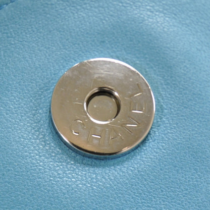 Chanel Lambskin CC Disc Tote Turquoise 2 of 2