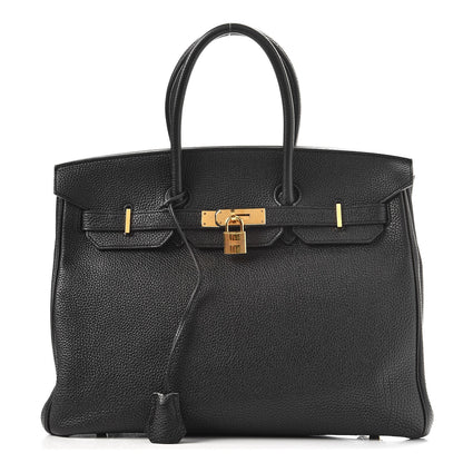Hermes Togo Birkin 35 Black 1 of 34