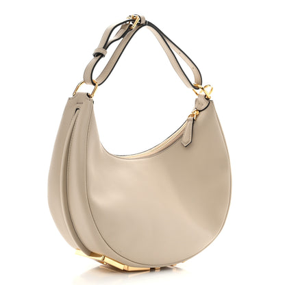 Fendi Vitello Grace Matte Small Fendigraphy Hobo Bag Nuvola 3 of 11