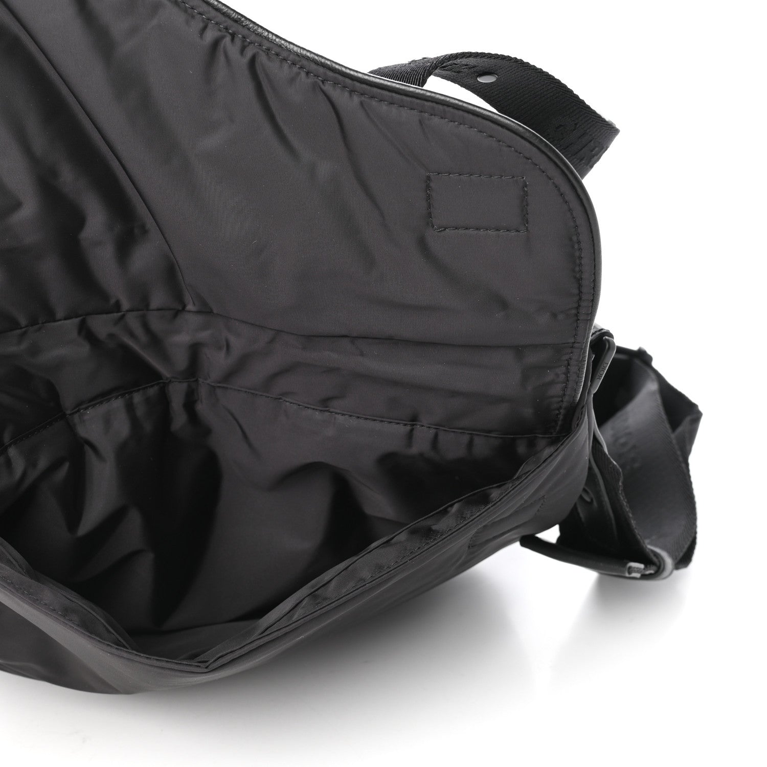 Christian Dior HOMME Nylon Saddle Messenger Bag Black 6 of 9