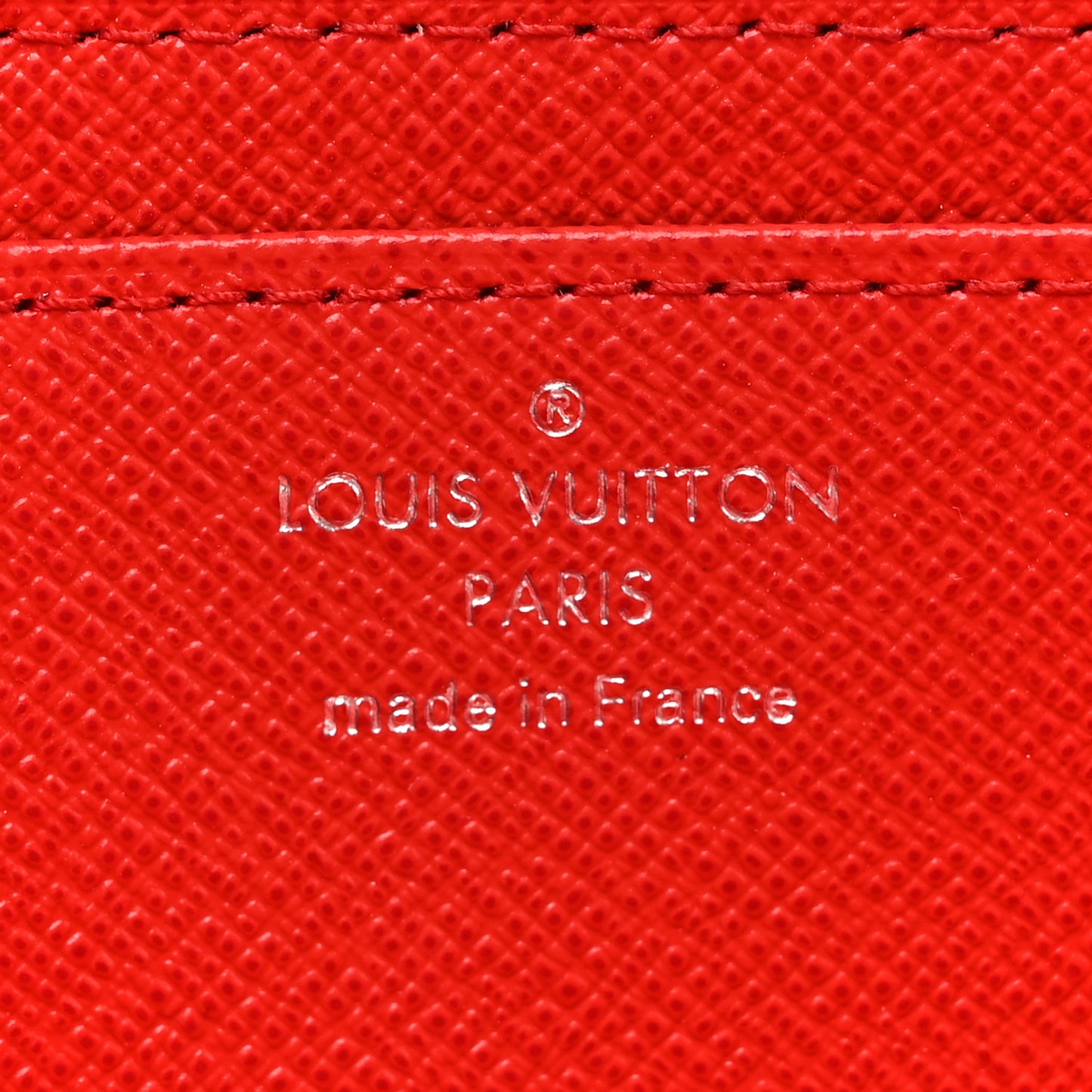 Epi Twist Wallet Coquelicot