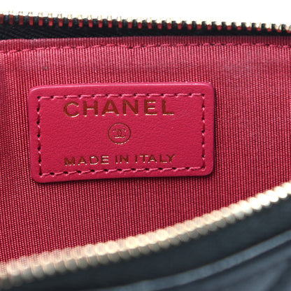 Chanel Goatskin Quilted Chanel 19 Phone and Card Holder Black 6 of 8