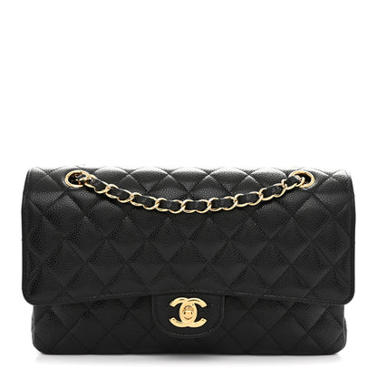 Chanel Caviar Quilted Medium Double Flap Black 1 of 14