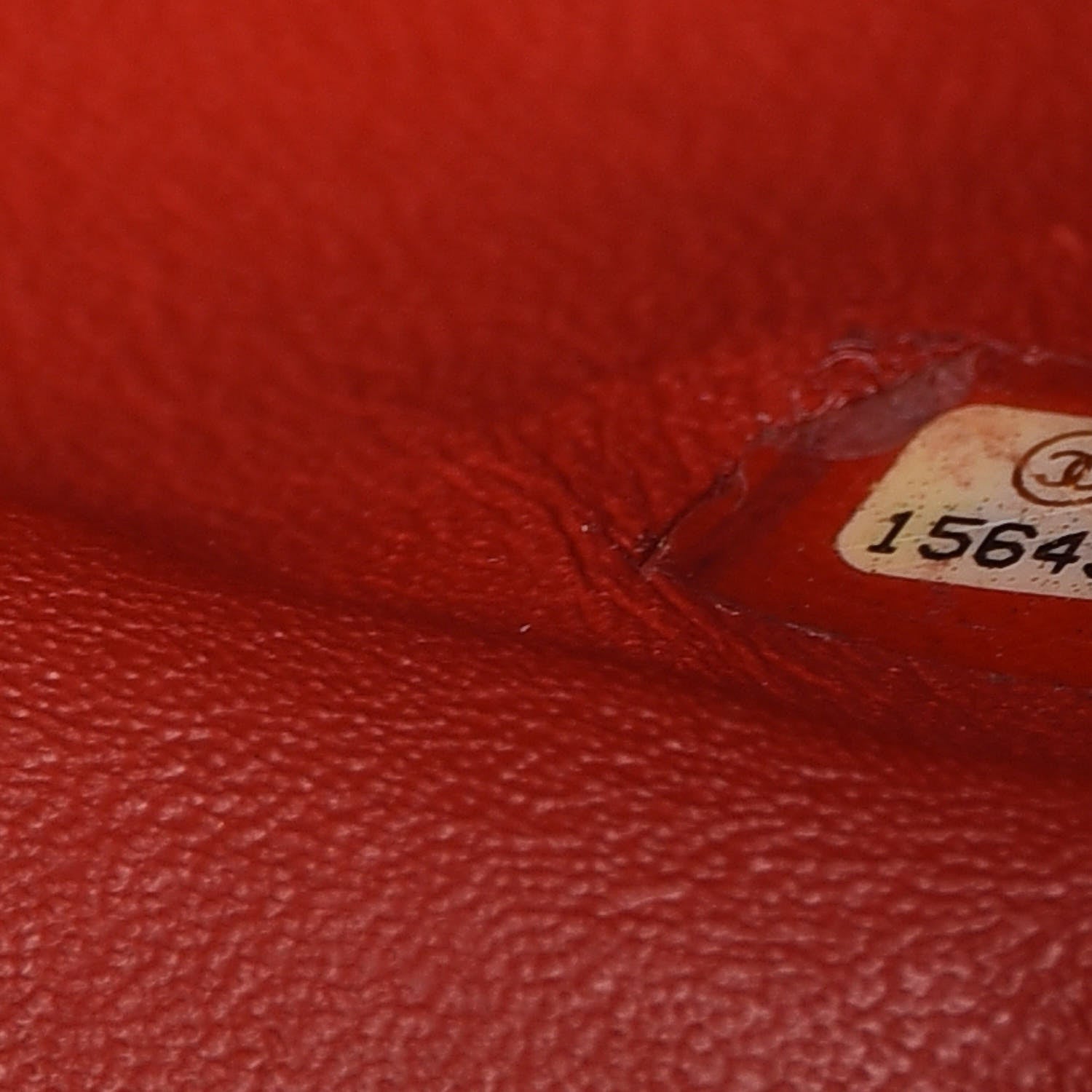 Chanel Lambskin Quilted Jumbo Double Flap Red 7 of 15