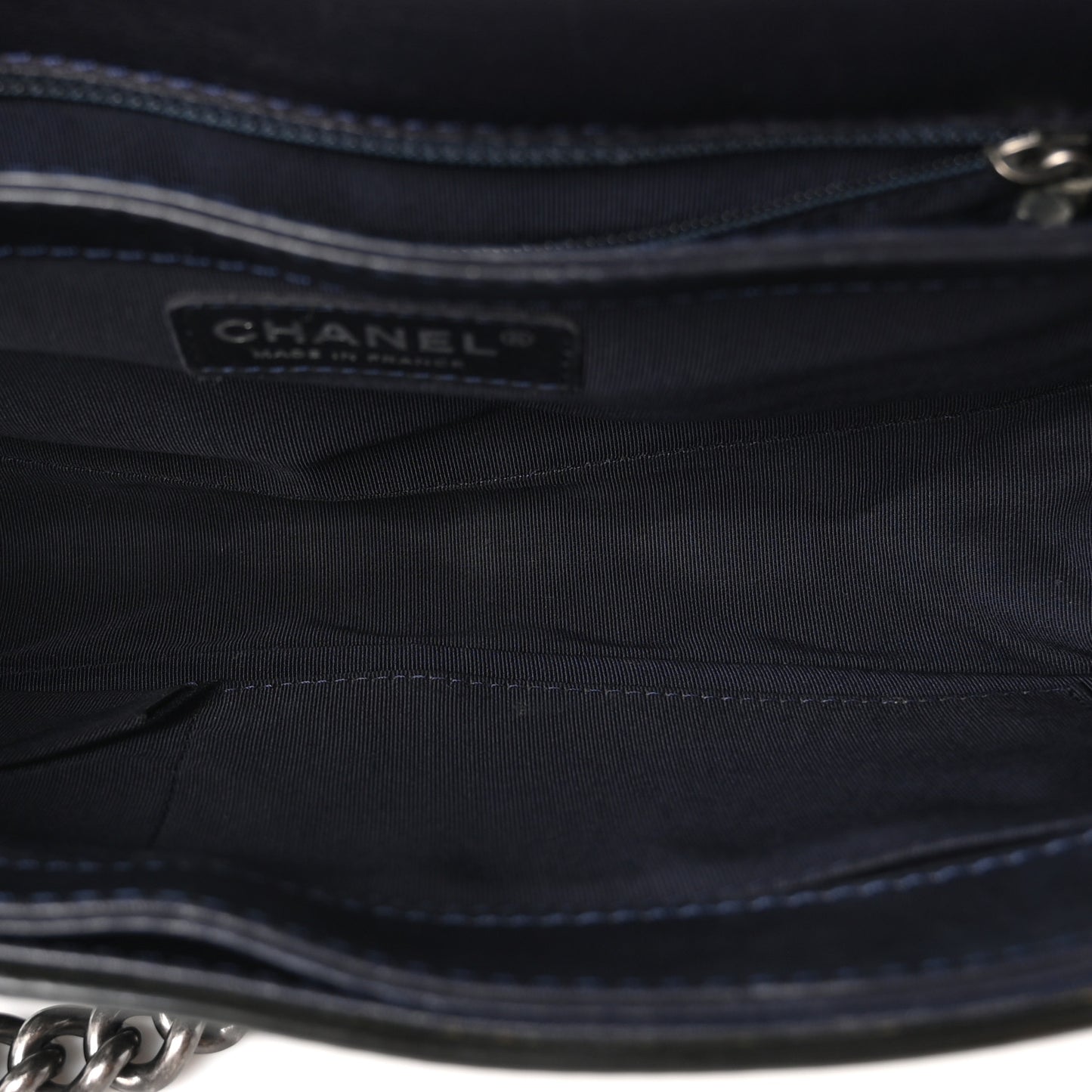 Patent New Medium Boy Reverso Flap Black