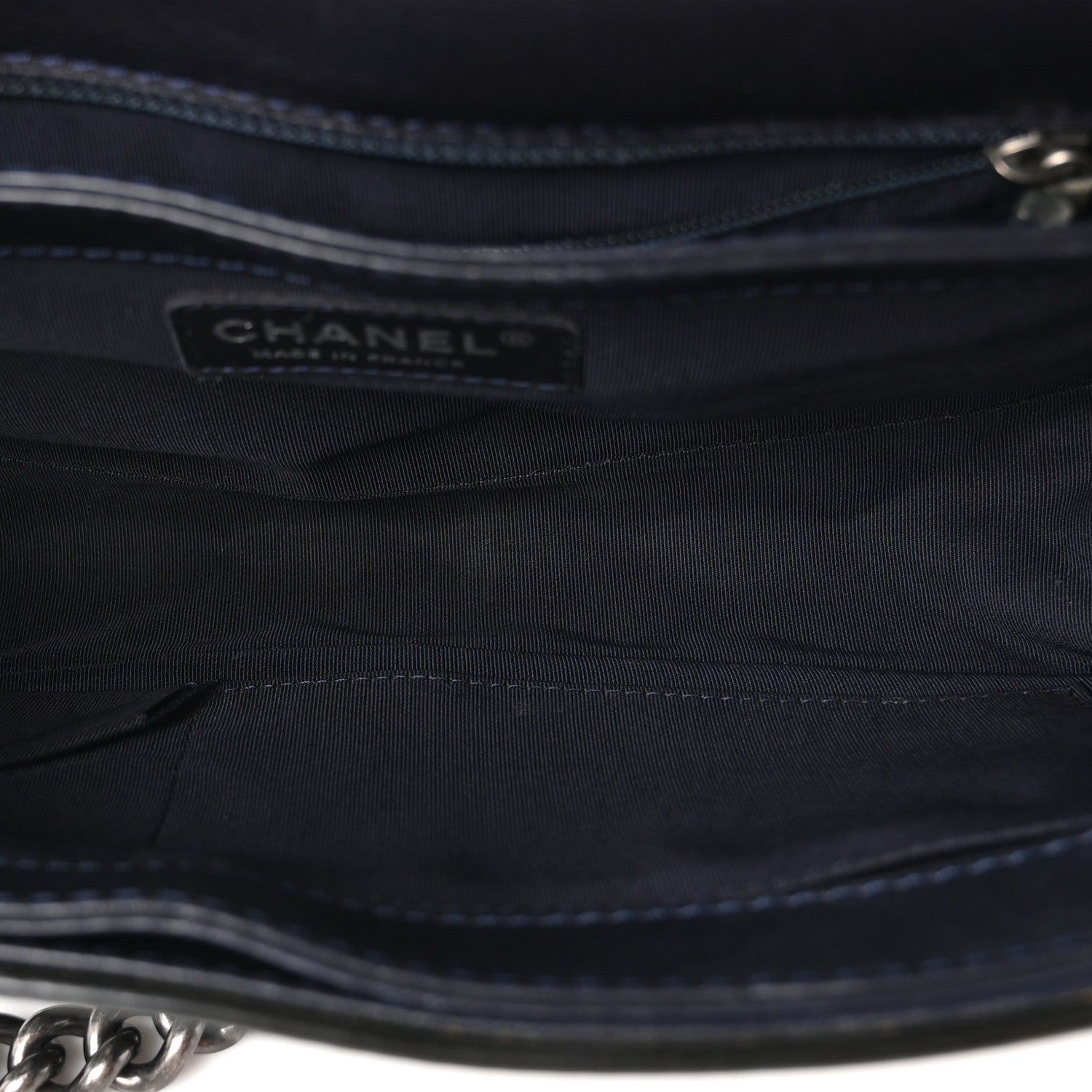 Chanel Patent New Medium Boy Reverso Flap Black 5 of 10