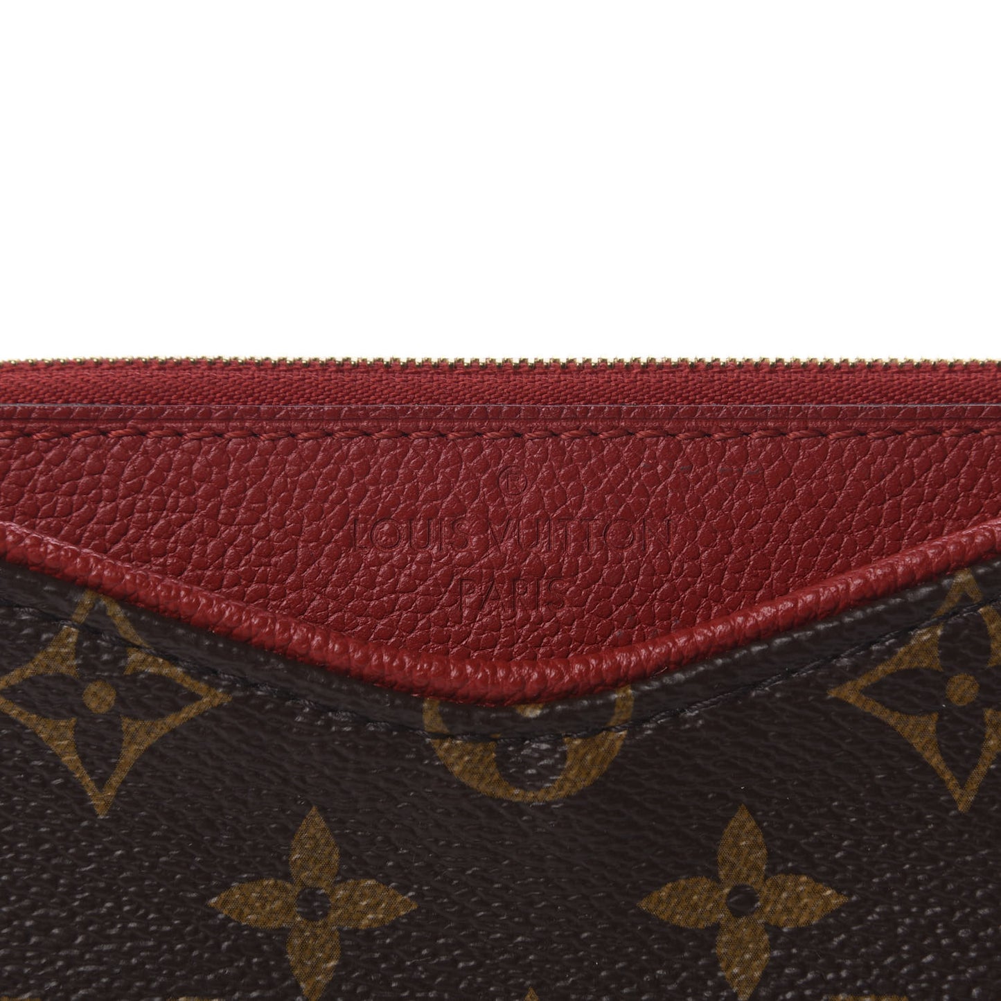 Monogram Pallas Clutch Cherry