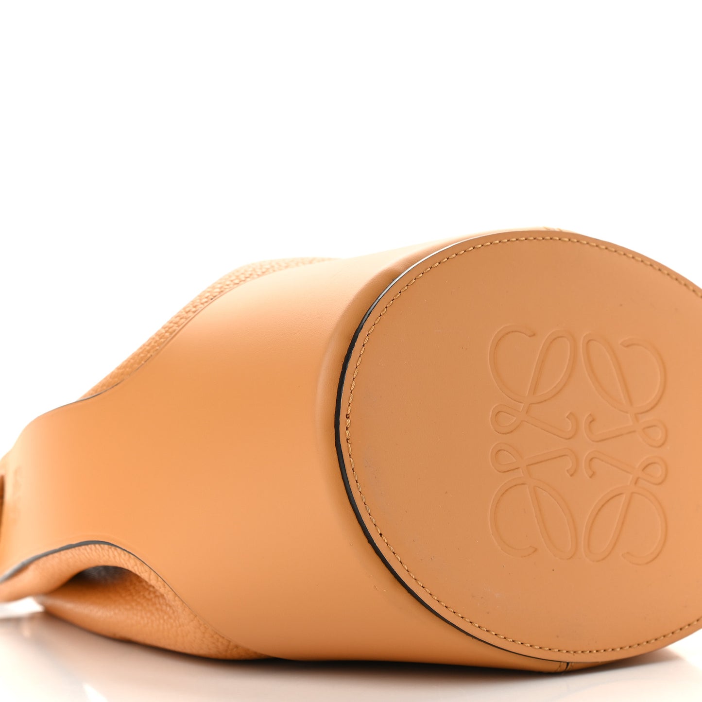 Calfskin Small Balloon Bucket Bag Saffron Yellow