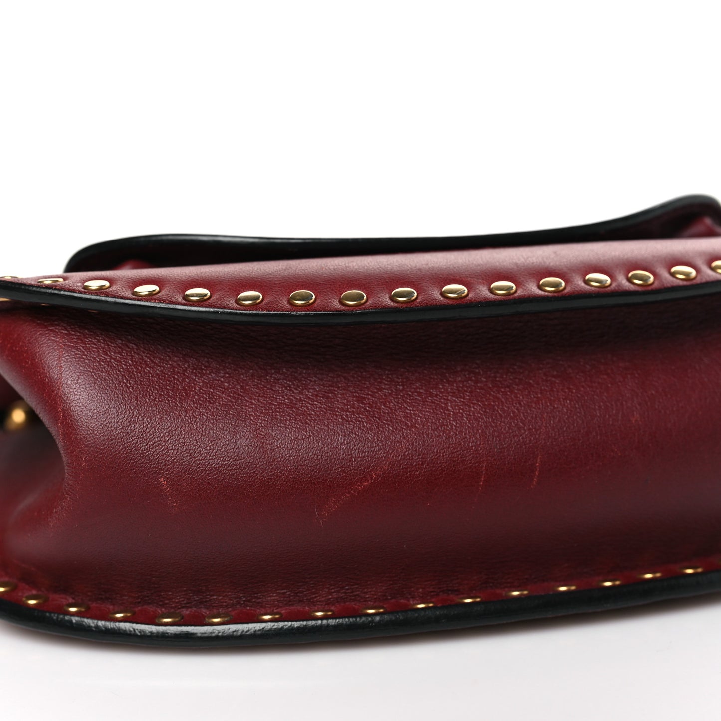 Calfskin Braided Small Hudson Shoulder Bag Sienna Red