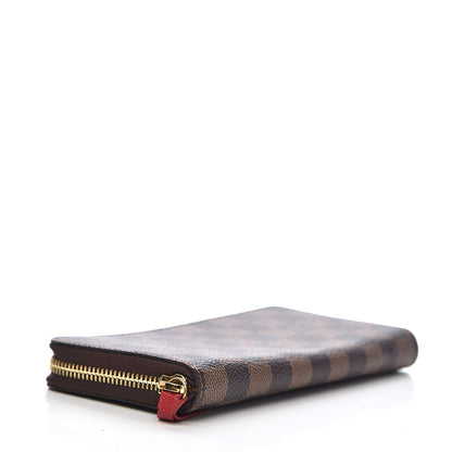 Louis Vuitton Damier Ebene Clemence Wallet Cherry 4 of 8