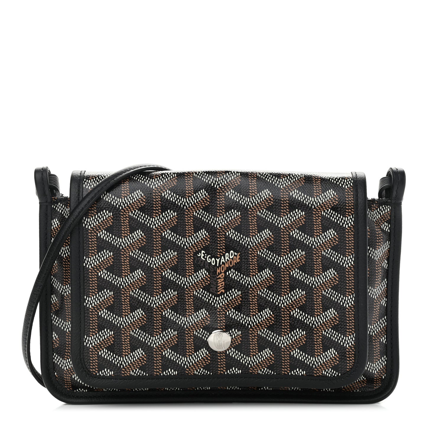 Goyardine Plumet Wallet Clutch Black