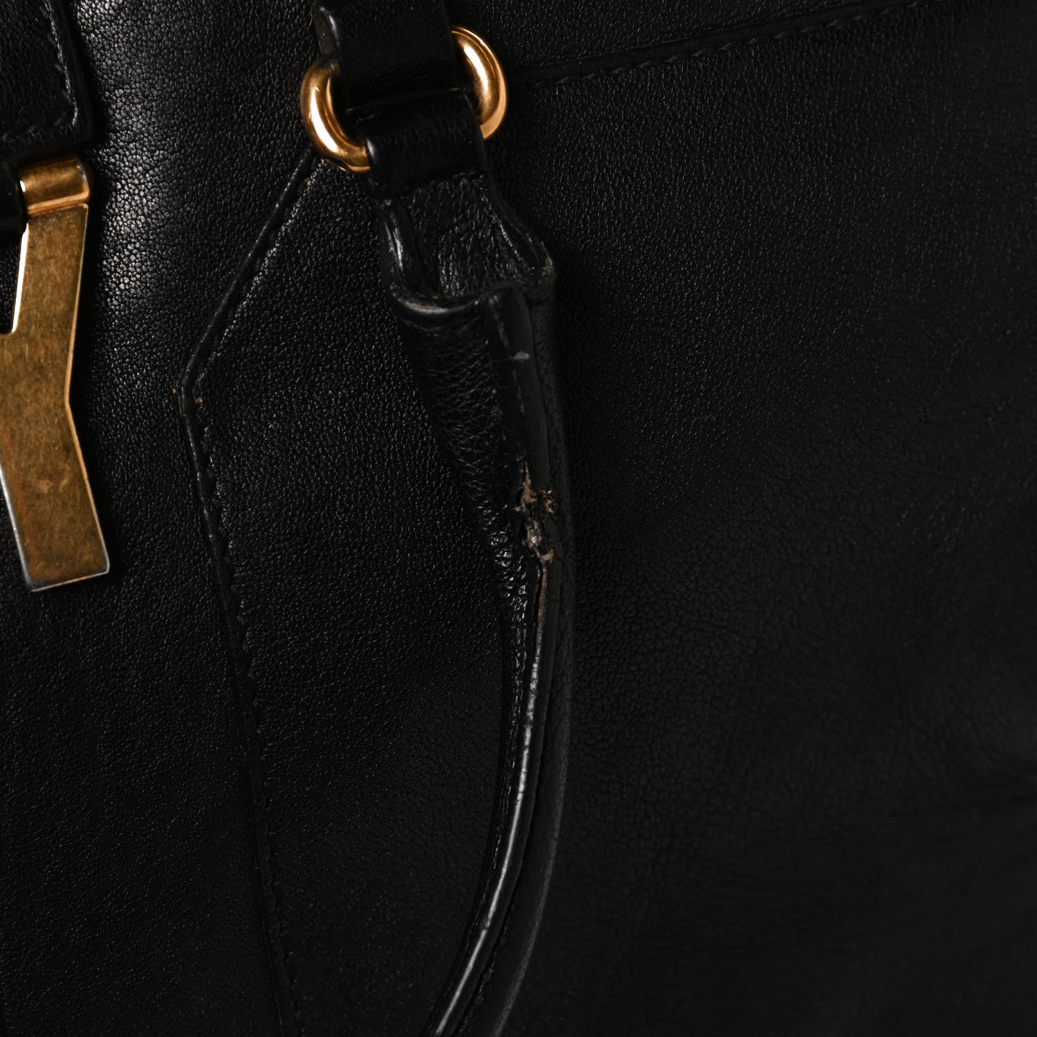 Saint Laurent Sheepskin Small Cabas ChYc Black 14 of 14