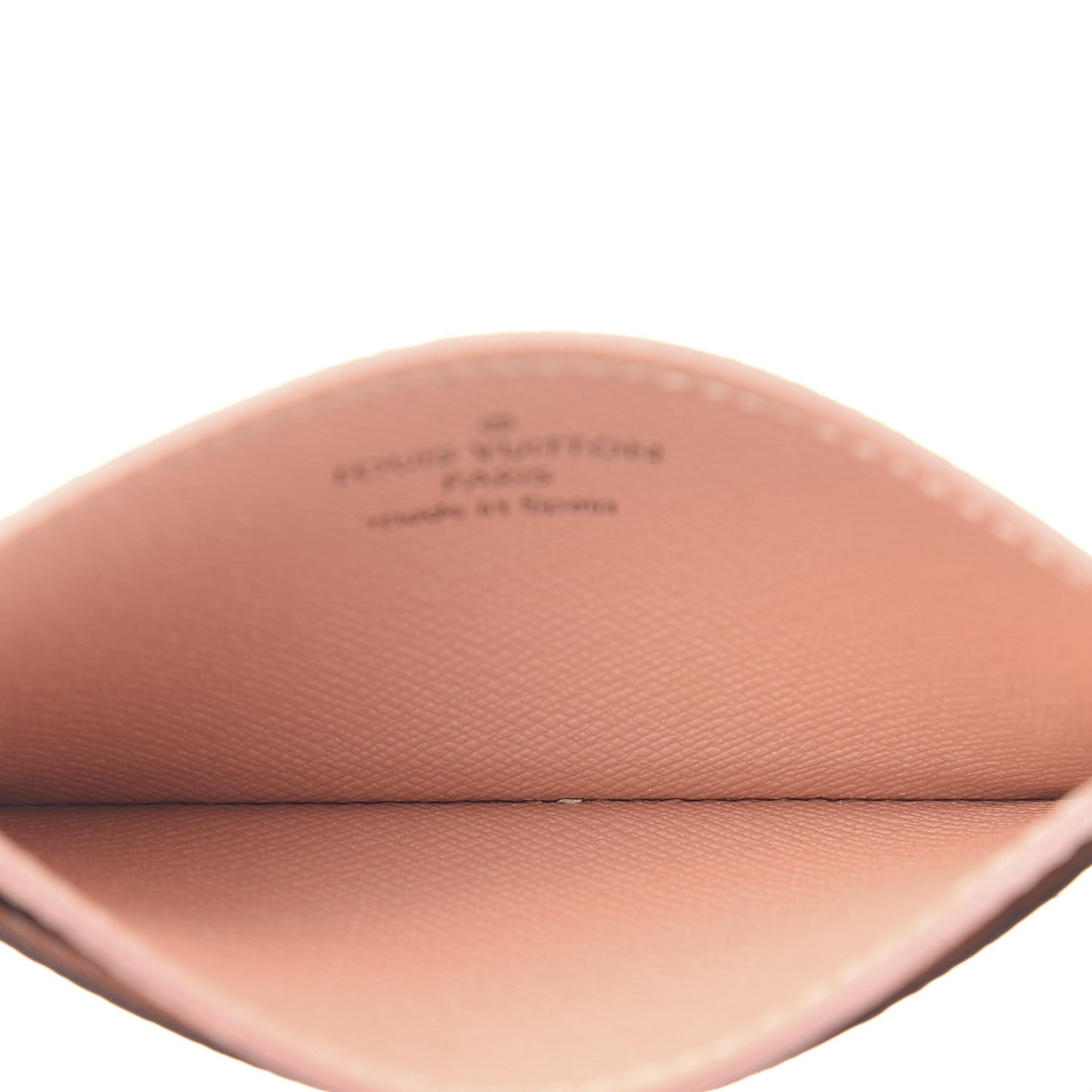 Monogram Card Holder Rose Nacre