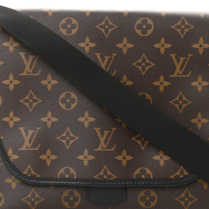 Louis Vuitton Monogram Macassar Magnetic Messenger 8 of 9