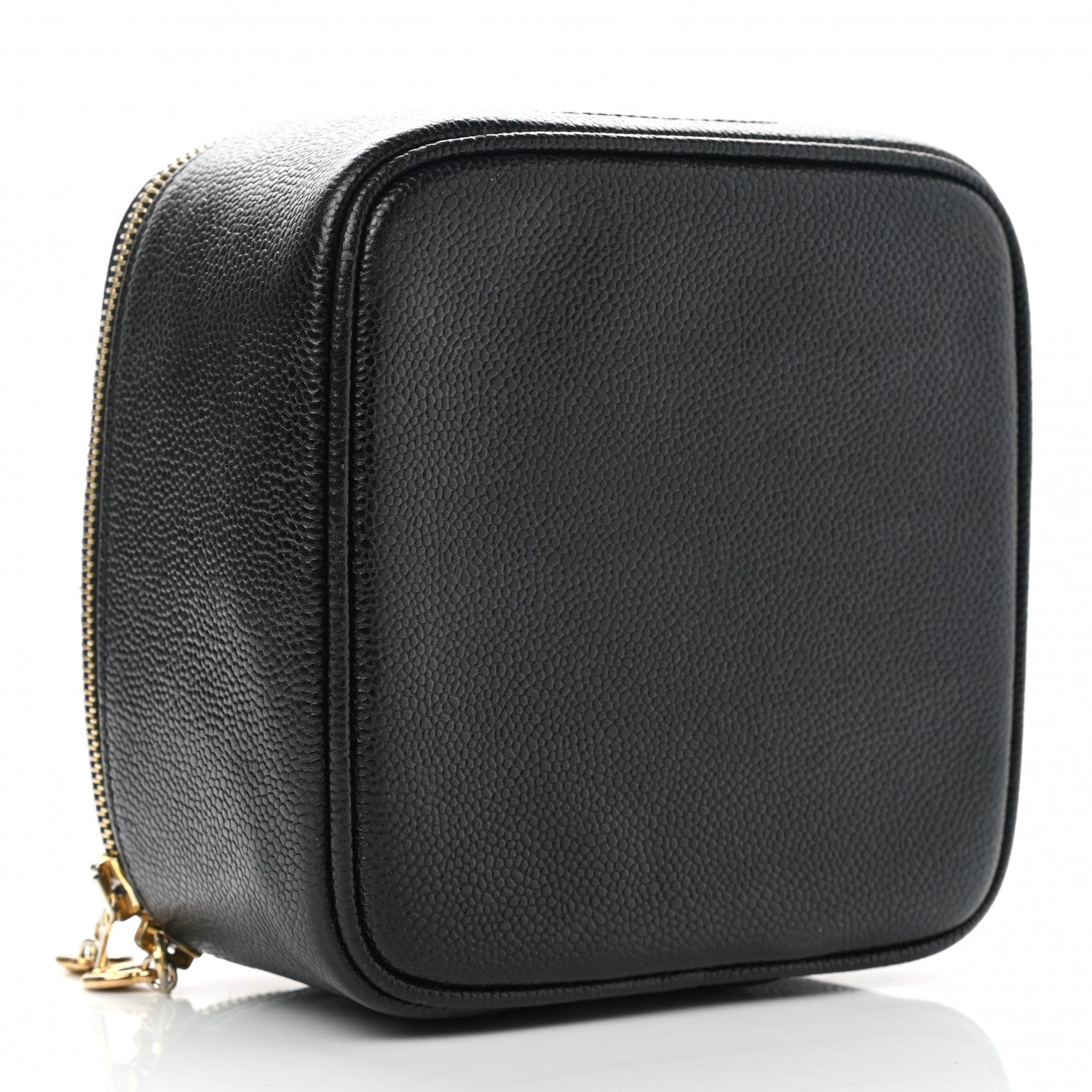 Chanel Caviar CC Vanity Cosmetic Case Black 4 of 9