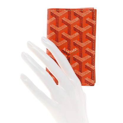 Goyard Goyardine Saint Pierre Card Holder Orange 2 of 8