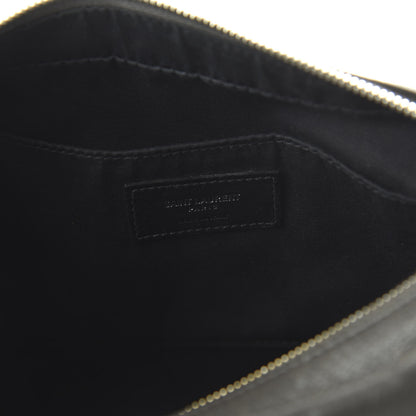 Saint Laurent Lambskin Monogram Small Lou Camera Bag Black 8 of 12