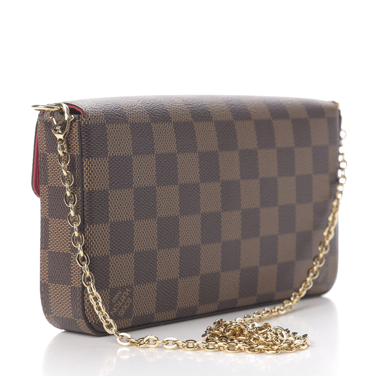 Damier Ebene Pochette Felicie Chain Wallet