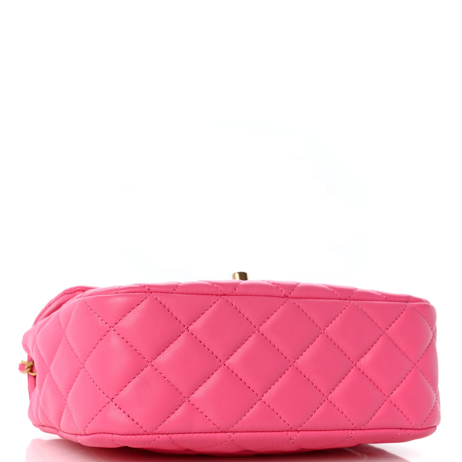 Chanel Lambskin Enamel Quilted Small Coco Hearts Flap Pink 4 of 12