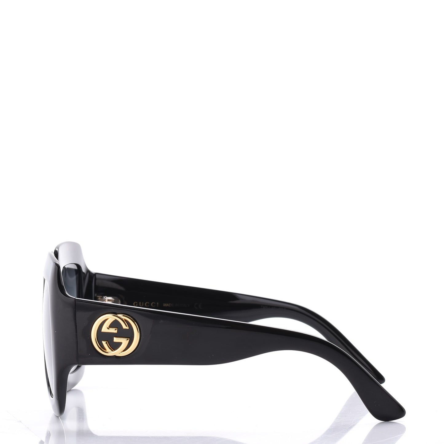 Acetate Square Frame Sunglasses GG0053S Black